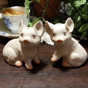 Vintage Pig Salt and Pepper Shakers